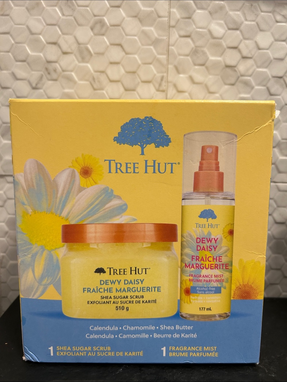 NWT 🆕 Tree Hut Dewy Daisy Shea Sugar Scrub & Mist - Limited Edition